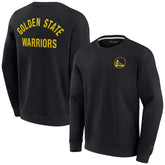 Fanatics Golden State Warriors Unisex Elements Super Soft Fleece Pullover Sweatshirt Black