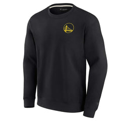 Fanatics Golden State Warriors Unisex Elements Super Soft Fleece Pullover Sweatshirt Black