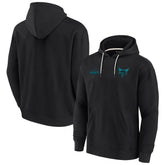Fanatics Charlotte Hornets Unisex Elements Super Soft Fleece Pullover Hoodie Black