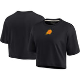Fanatics Phoenix Suns Women's Elements Super Soft Boxy Cropped T-Shirt Black