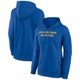Golden State Warriors Women's Wordmark Alt Pullover Hoodie Royal