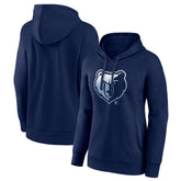 Memphis Grizzlies Women's Gradient Logo Pullover Hoodie Navy