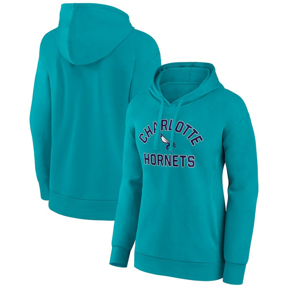 Charlotte Hornets Women's Overtime Pullover Hoodie Teal