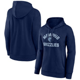 Memphis Grizzlies Women's Overtime Pullover Hoodie Navy