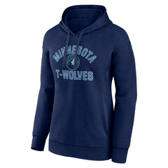 Minnesota Timberwolves Women's Team Overtime Pullover Hoodie Navy