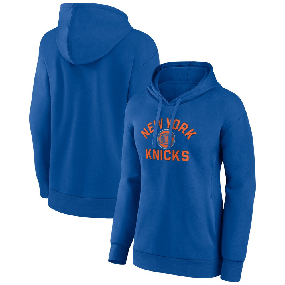 New York Knicks Women's Overtime Pullover Hoodie Royal