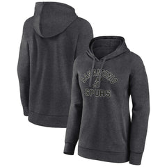 San Antonio Spurs Women's Overtime Pullover Hoodie Charcoal
