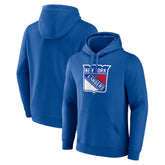 New York Rangers Fanatics Primary Logo Pullover Hoodie - Blue | Fanatics Lifestyle