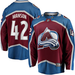 Josh Manson Colorado Avalanche Fanatics Home Breakaway Player Jersey - Burgundy | Fanatics online
