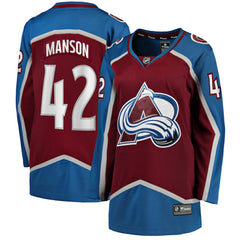 Josh Manson Colorado Avalanche Fanatics Women's Home Breakaway Player Jersey - Burgundy | Fanatics near me