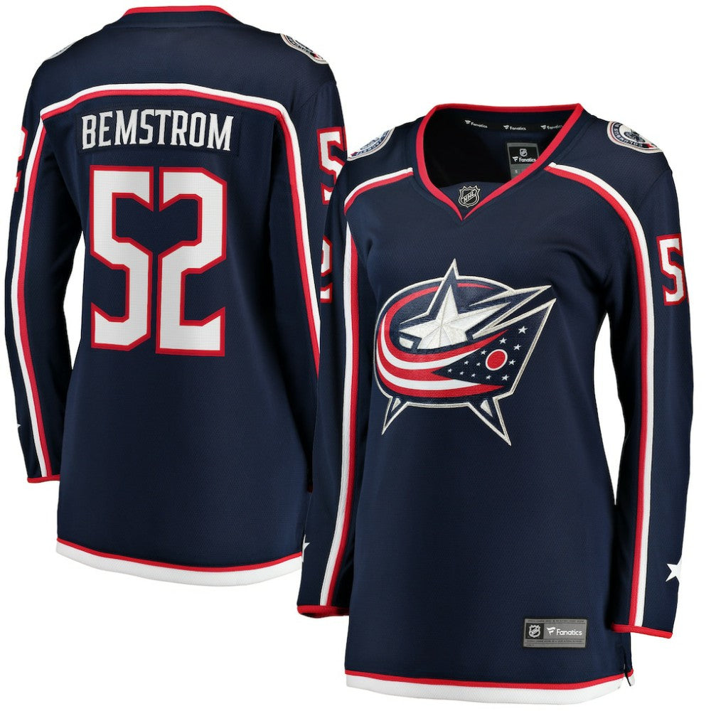 Emil Bemstrom Columbus Blue Jackets Fanatics Women's Home Breakaway Player Jersey - Navy | Fanatics near me