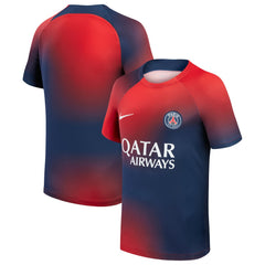 Nike - Paris Saint-Germain Youth 2023/24 Pre-Match Performance Top - Navy