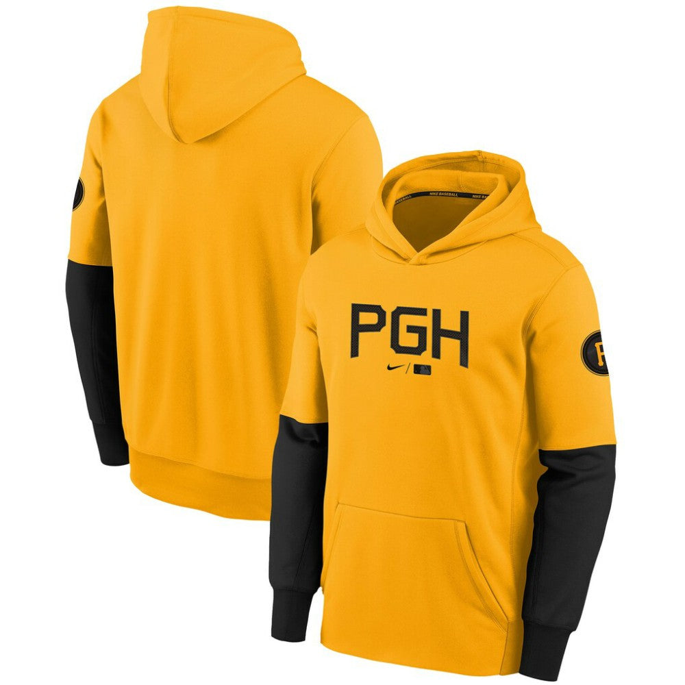 Pittsburgh Pirates Nike Youth City Connect Therma Performance Pullover Hoodie Discount