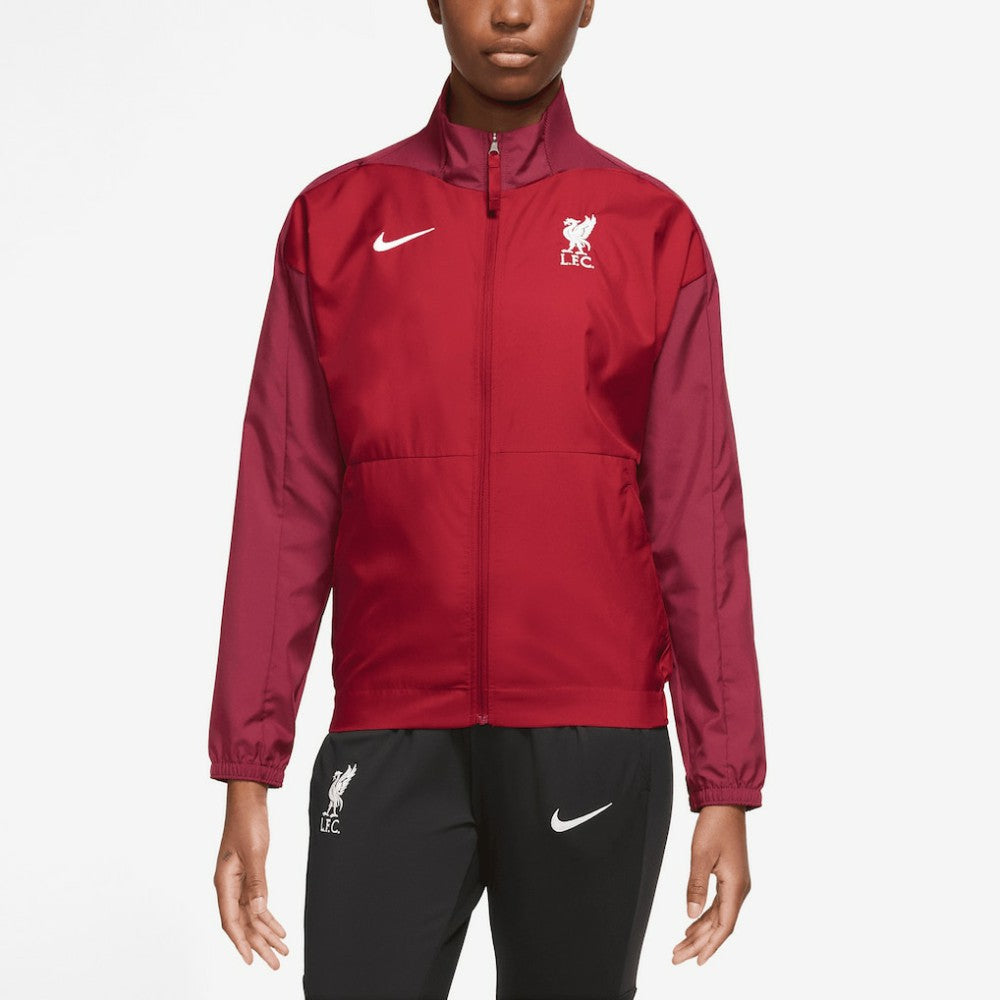Nike - Liverpool Women's 2023/24 Anthem Raglan Performance Full-Zip Jacket - Red