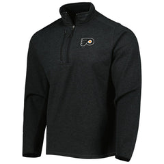Philadelphia Flyers Antigua Course Quarter-Zip Jacket - Heathered Black | NHL discount