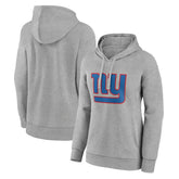 New York Giants Women's Primary Logo Pullover Hoodie - Gray - NFL