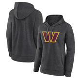 Washington Commanders Women's Primary Logo Pullover Hoodie - Charcoal - NFL