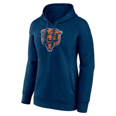 Chicago Bears Women's Primary Logo Pullover Hoodie - Navy - NFL