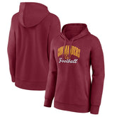 Washington Commanders Women's Victory Script Pullover Hoodie - Burgundy - NFL