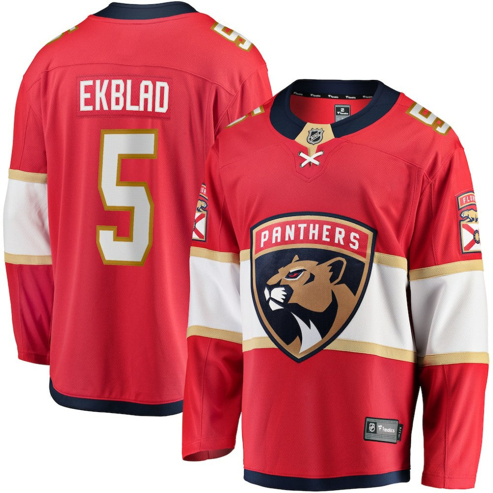 Aaron Ekblad Florida Panthers Fanatics Home Team Breakaway Player Jersey - Red | Fanatics Lifestyle