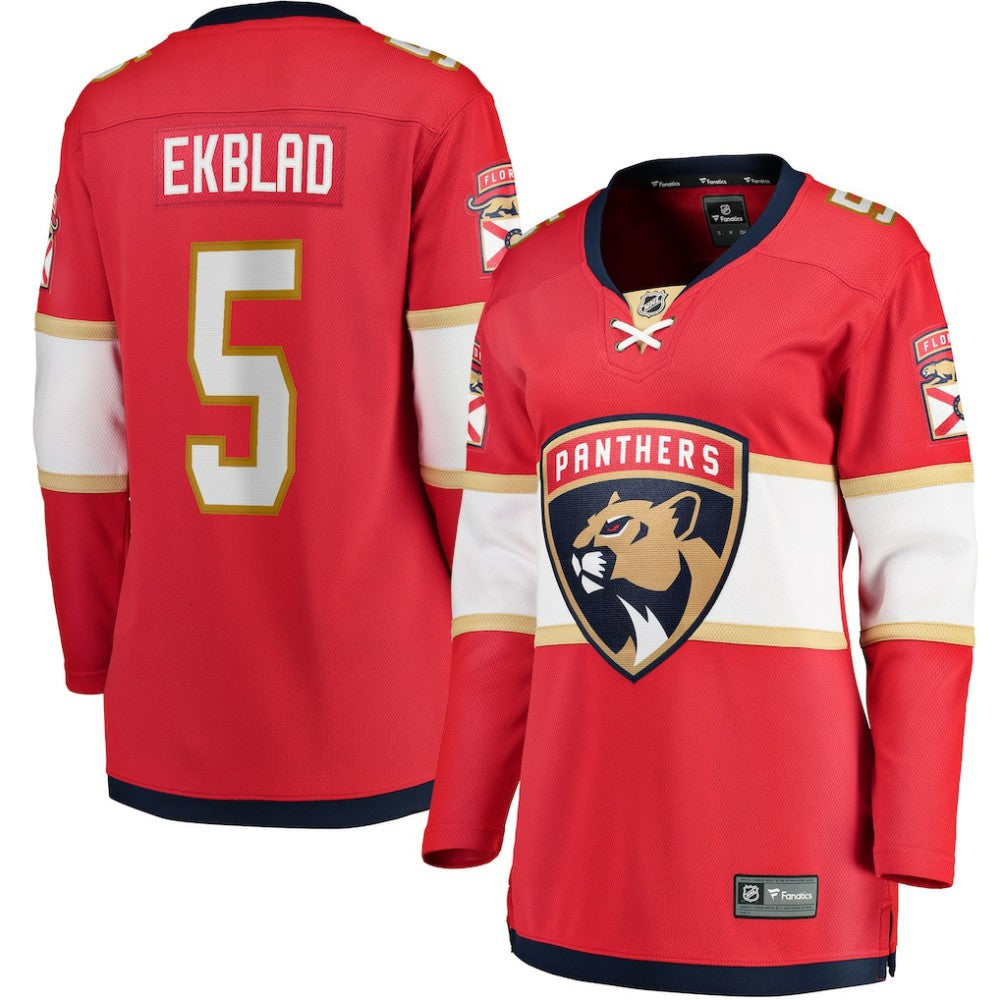 Aaron Ekblad Florida Panthers Fanatics Women's Home Team Breakaway Player Jersey - Red | Fanatics discount