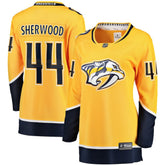 Kiefer Sherwood Nashville Predators Fanatics Women's Home Breakaway Player Jersey - Gold | Fanatics online