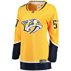 Dante Fabbro Nashville Predators Fanatics Women's Home Breakaway Player Jersey - Gold | Fanatics online