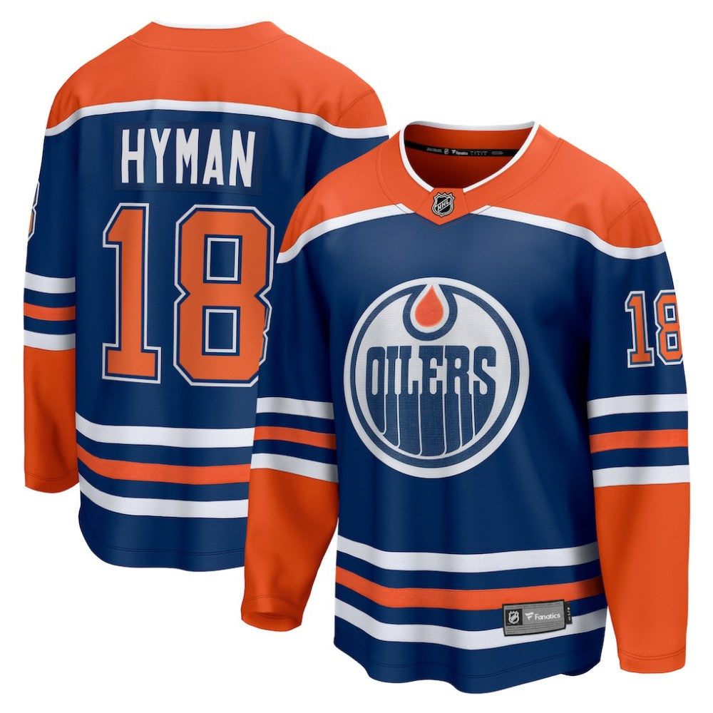 Zach Hyman Edmonton Oilers Fanatics Home Breakaway Player Jersey - Royal | Fanatics on sale