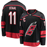 Jordan Staal Carolina Hurricanes Fanatics Home Captain Patch Breakaway Player Jersey - Black | Fanatics on sale