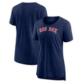 Boston Red Sox Women's Official Wordmark Tri-Blend T-Shirt Discount