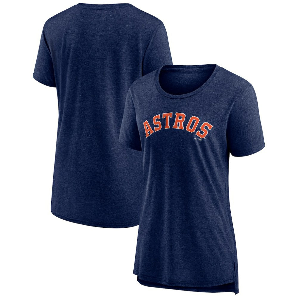 Houston Astros Women's Official Wordmark Tri-Blend T-Shirt Sale