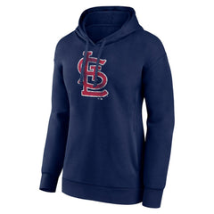 St. Louis Cardinals Women's Distressed Team Pullover Hoodie for sale