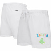 Boston Red Sox Pro Standard Women's Washed Neon Shorts for sale