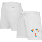 Los Angeles Dodgers Pro Standard Women's Washed Neon Shorts Online