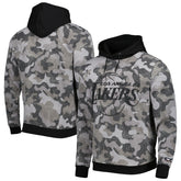 Los Angeles Lakers Hugo Boss x NBA Camo Pullover Hoodie Black