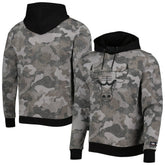 Chicago Bulls Hugo Boss Camo Pullover Hoodie Black