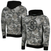 Brooklyn Nets Hugo Boss Camo Pullover Hoodie Black