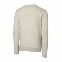 Detroit Lions Cutter & Buck Throwback Logo Lakemont Tri-Blend Big & Tall V-Neck Pullover Sweater - Oatmeal - NFL