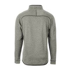 Detroit Lions Cutter & Buck Mainsail Sweater-Knit Big & Tall Half-Zip Pullover Jacket - Heather Gray - NFL