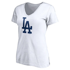 Los Angeles Dodgers Women's Official Logo V-Neck T-Shirt Sale