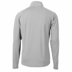 Detroit Lions Cutter & Buck Adapt Eco Knit Hybrid Recycled Quarter-Zip Throwback Pullover Top - Gray - NFL