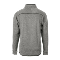 Detroit Lions Cutter & Buck Throwback Logo Mainsail Sweater-Knit Half-Zip Pullover Jacket - Heather Gray - NFL