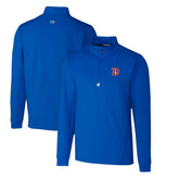 Denver Broncos Cutter & Buck Throwback Logo Traverse Stretch Quarter-Zip Pullover Top - Royal - NFL