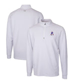 New England Patriots Cutter & Buck Throwback Logo Traverse Stretch Quarter-Zip Pullover Top - White - NFL