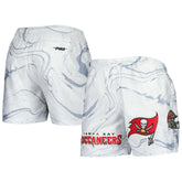Tampa Bay Buccaneers Pro Standard Allover Marble Print Shorts - White - NFL