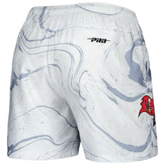 Tampa Bay Buccaneers Pro Standard Allover Marble Print Shorts - White - NFL