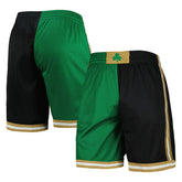 Mitchell & Ness Boston Celtics Hardwood Classics 2007 Split Swingman Shorts Kelly Green/Black