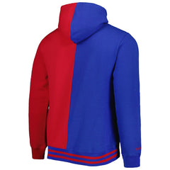 Mitchell & Ness Philadelphia 76ers Hardwood Classics Split Pullover Hoodie Royal/Red