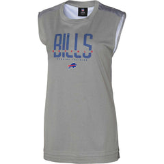 Buffalo Bills Women's No Sweat Tank Top - Gray - NFL