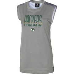 Green Bay Packers Women's No Sweat Tank Top - Gray - NFL